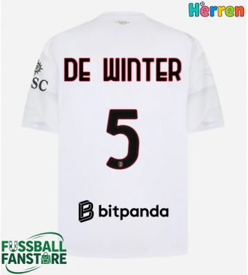 AC Milan Koni De Winter #5 Replik Auswärtstrikot 2026-27 Kurzarm